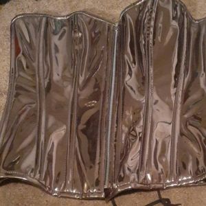 Silver corset